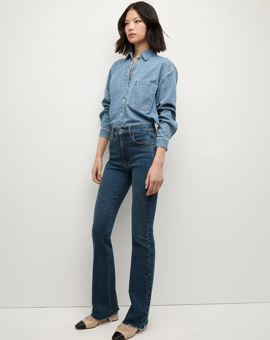 Aderes Denim Shirt in Light Blue