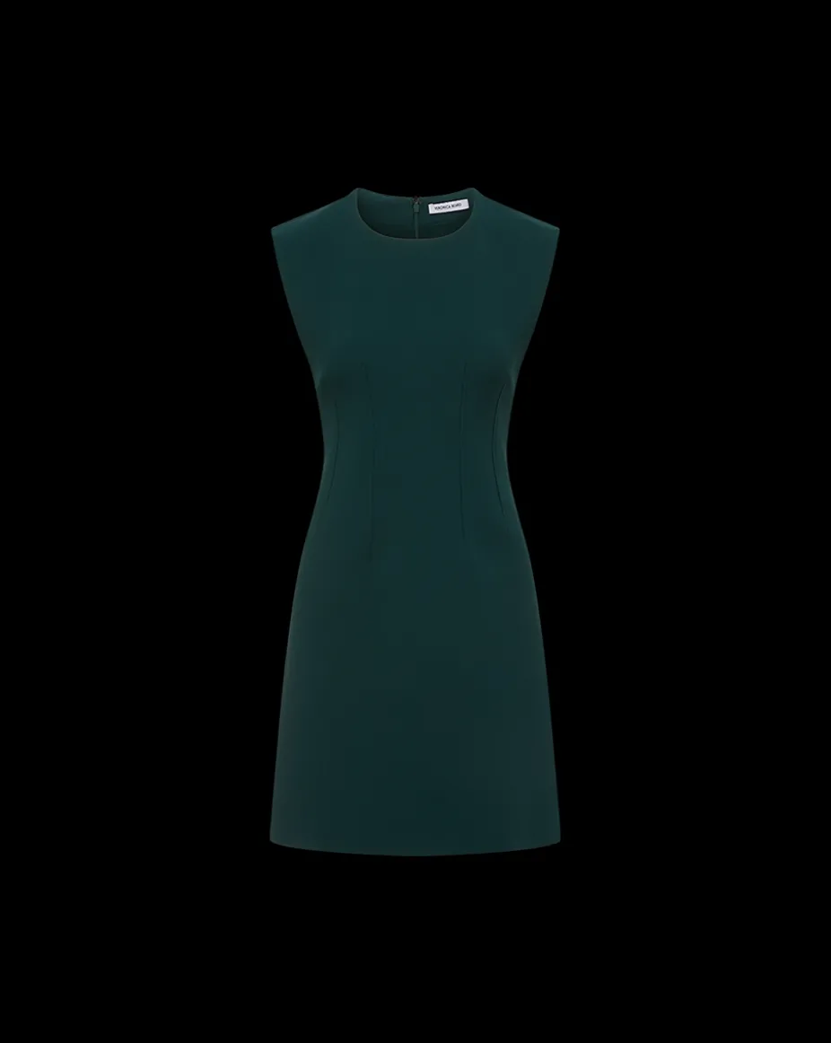 Anais Sheath Dress in Emerald Green