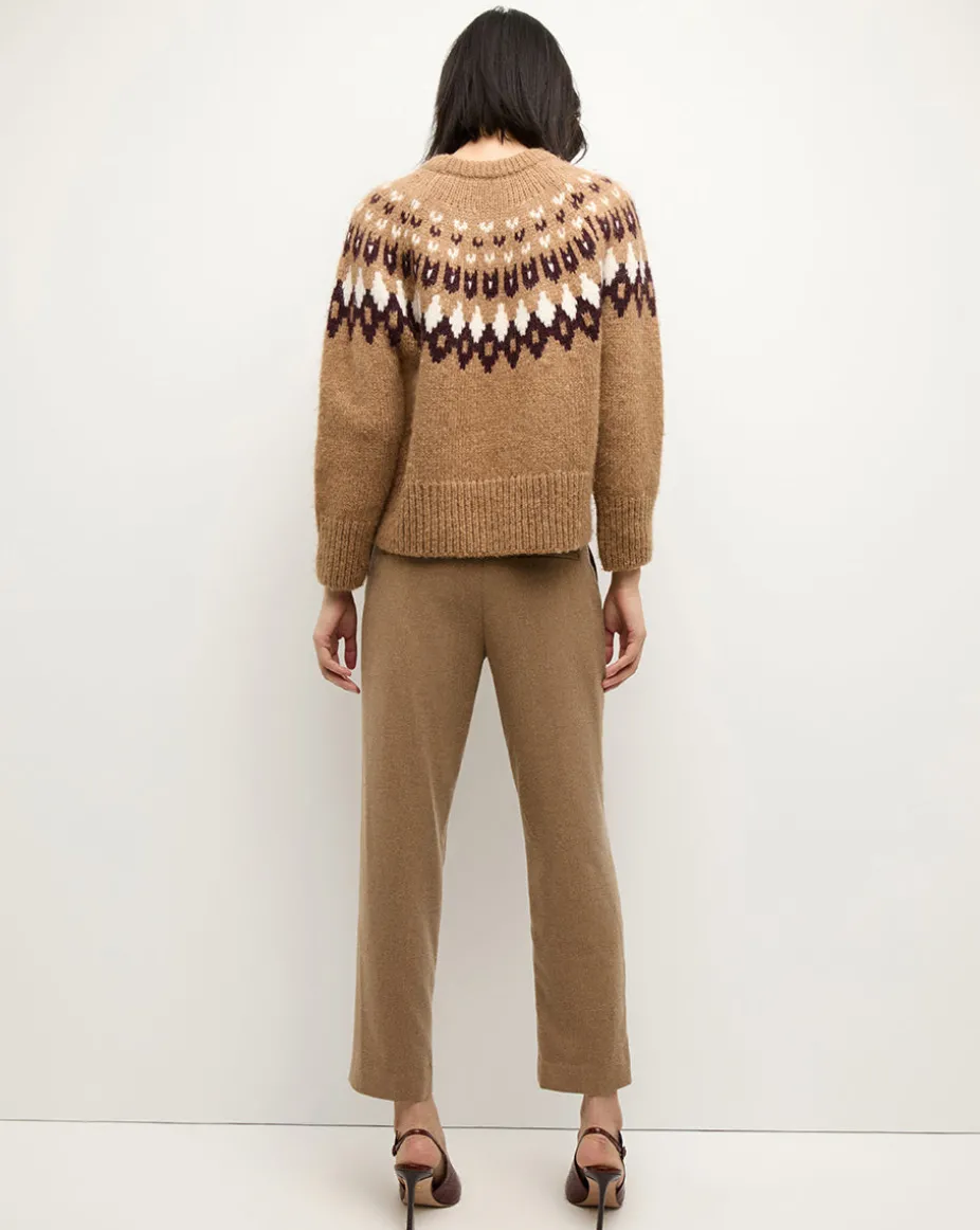 Anne Fairisle Pullover in Russet Multi