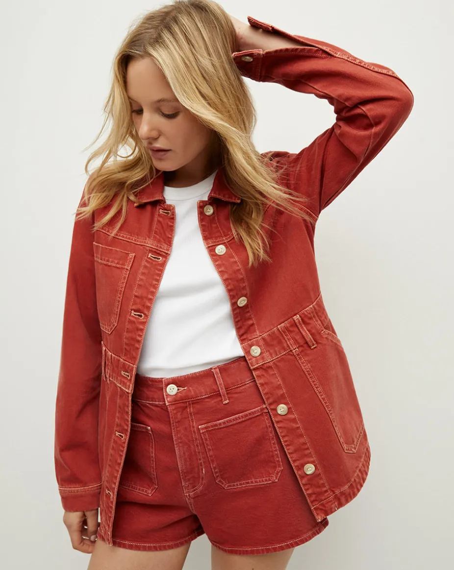 Anzu Jacket in Brick Red