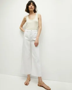 Birke Scoopneck Tank in Limestone