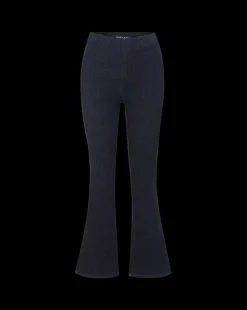 Carson Off-Duty Kick-Flare Jean in Black