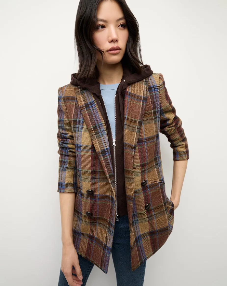 Cashmere Hoodie Dickey in Dark Chocolate
