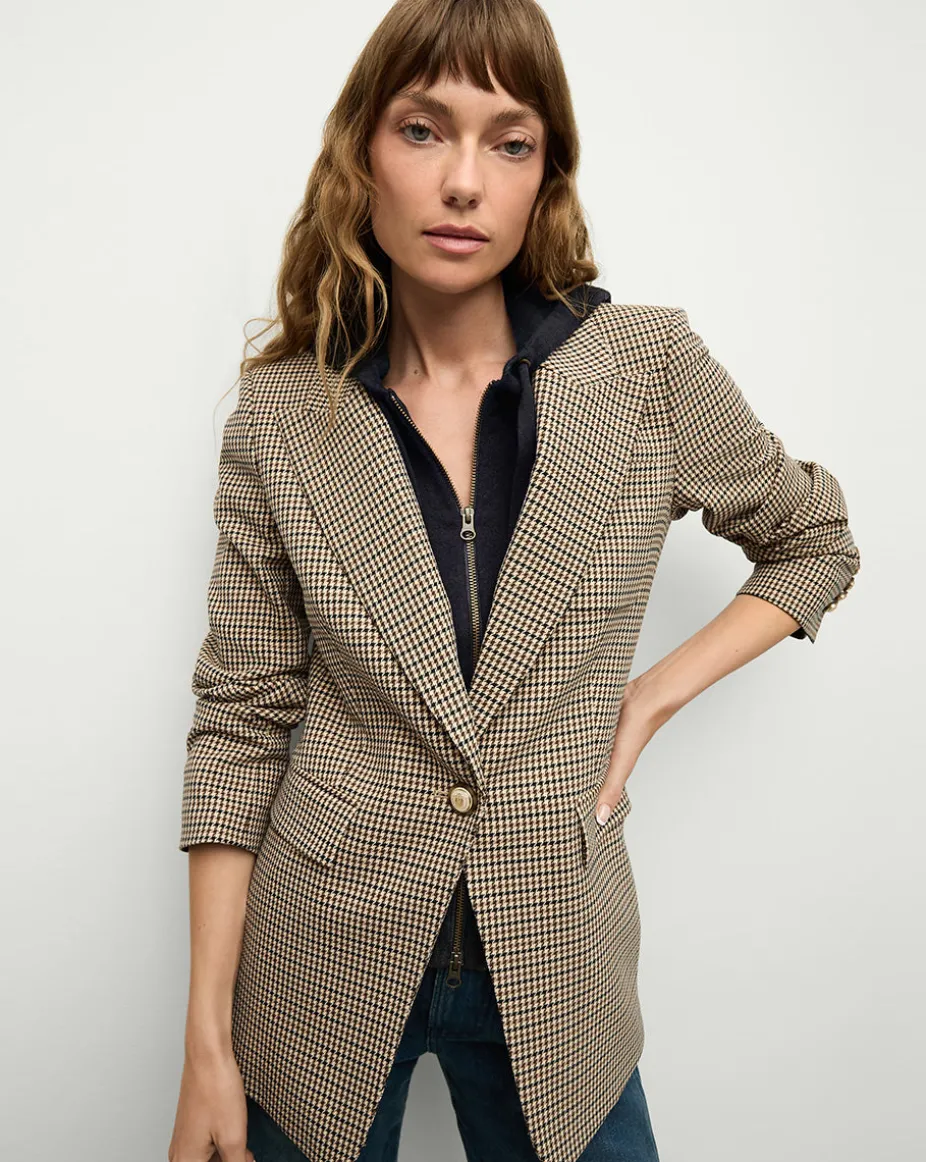 Cashmere Hoodie Dickey Insert in Navy
