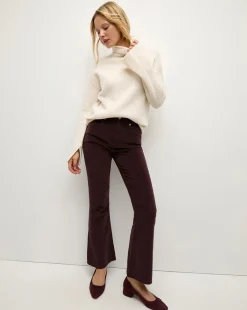 Cecile Suede Ballet Pump in Acai