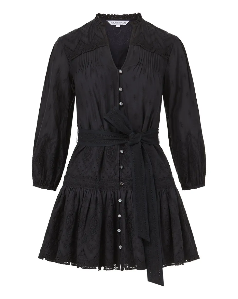 Chrisjen Cotton Eyelet Mini Dress