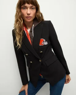 Cleveland Browns Dickey Jacket in Black/Gold