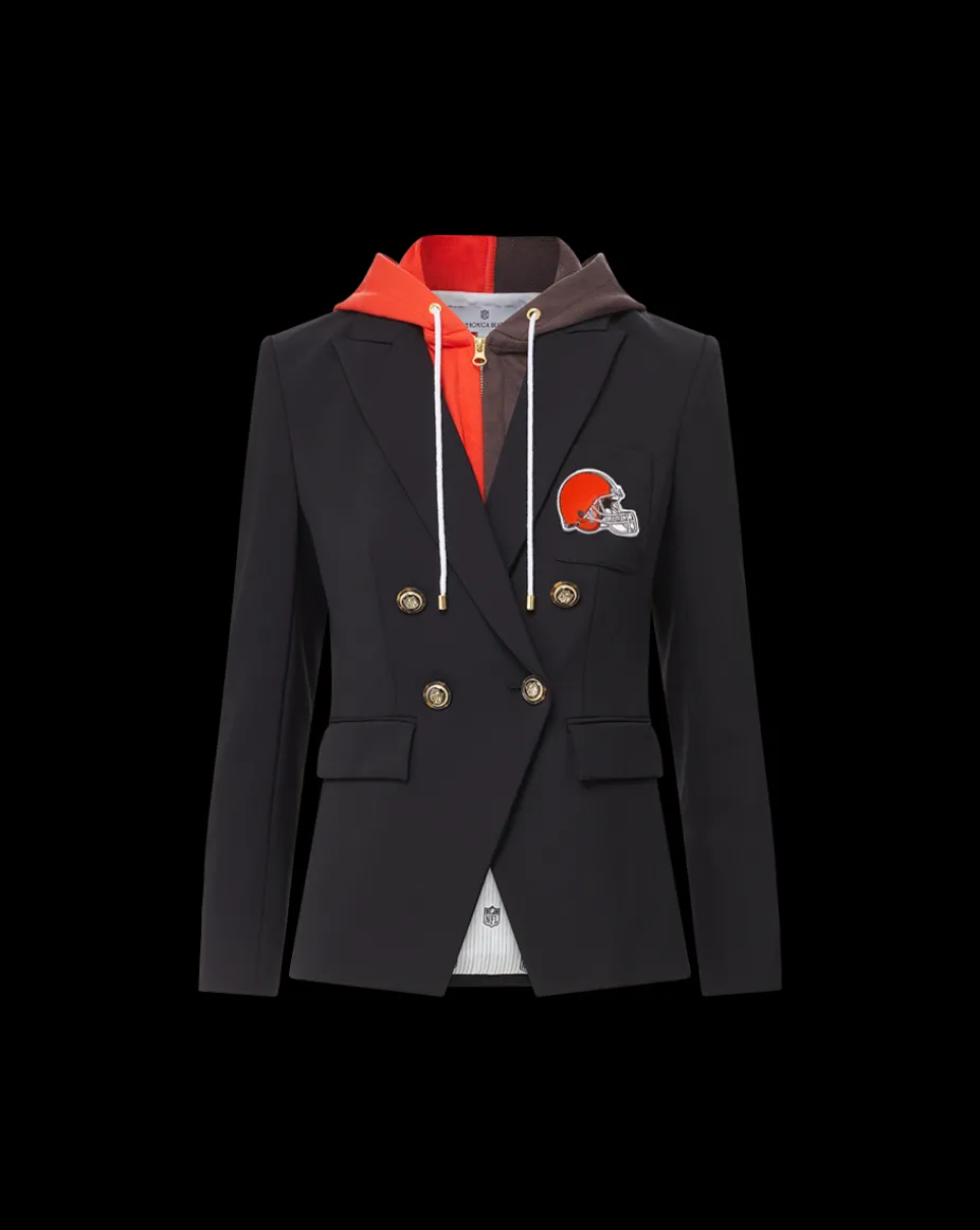 Cleveland Browns Dickey Jacket in Black/Gold