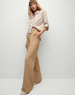 Cole Wide-Leg Pant in Khaki