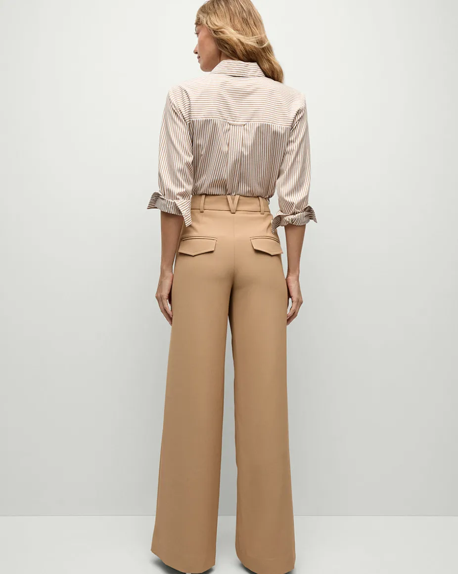 Cole Wide-Leg Pant in Khaki