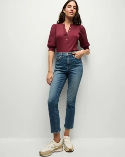 Coralee Top in Wine
