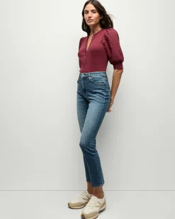 Coralee Top in Wine