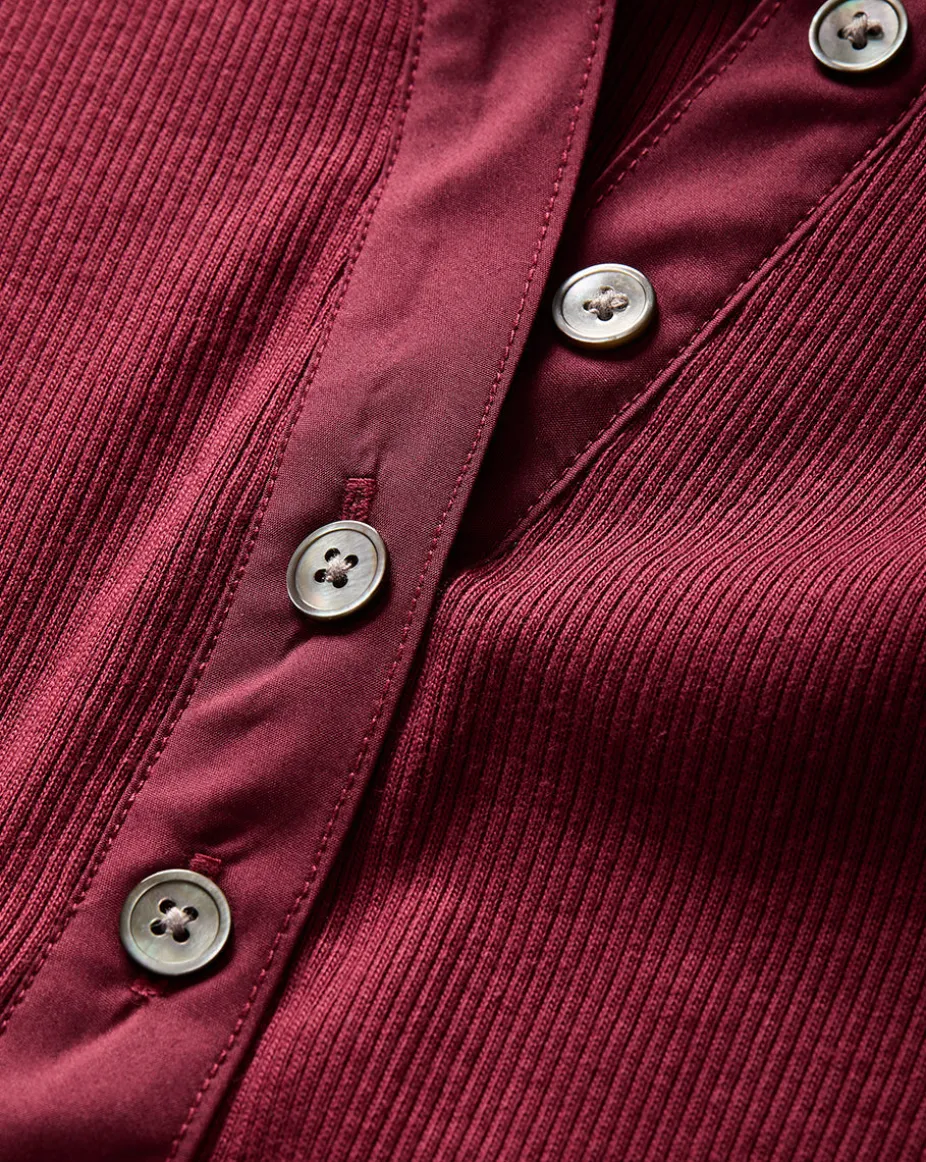 Coralee Top in Wine
