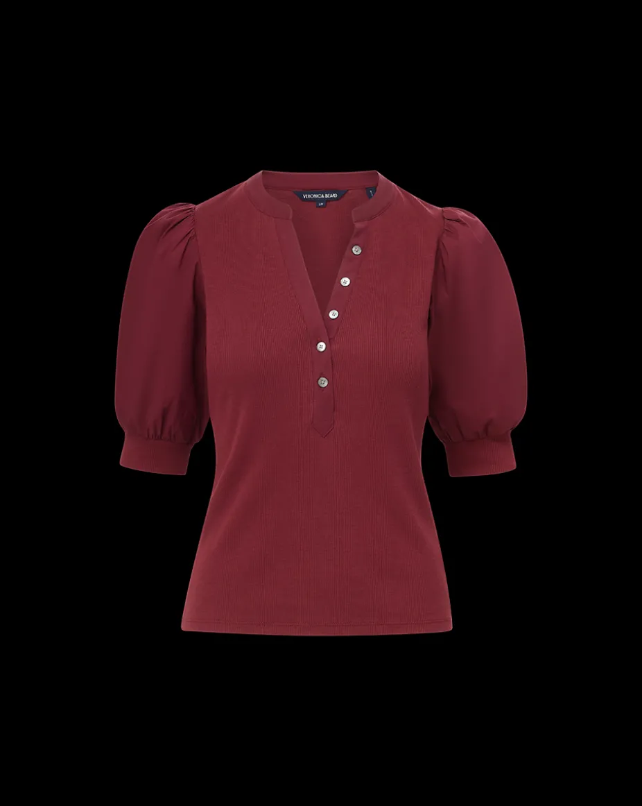 Coralee Top in Wine