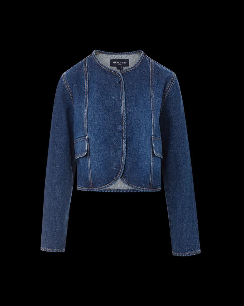 Cordell Denim Jacket in Dusted Oxford