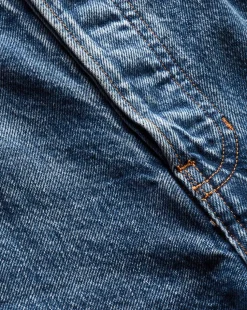 Daniela Cropped Straight-Leg Jean in Blue