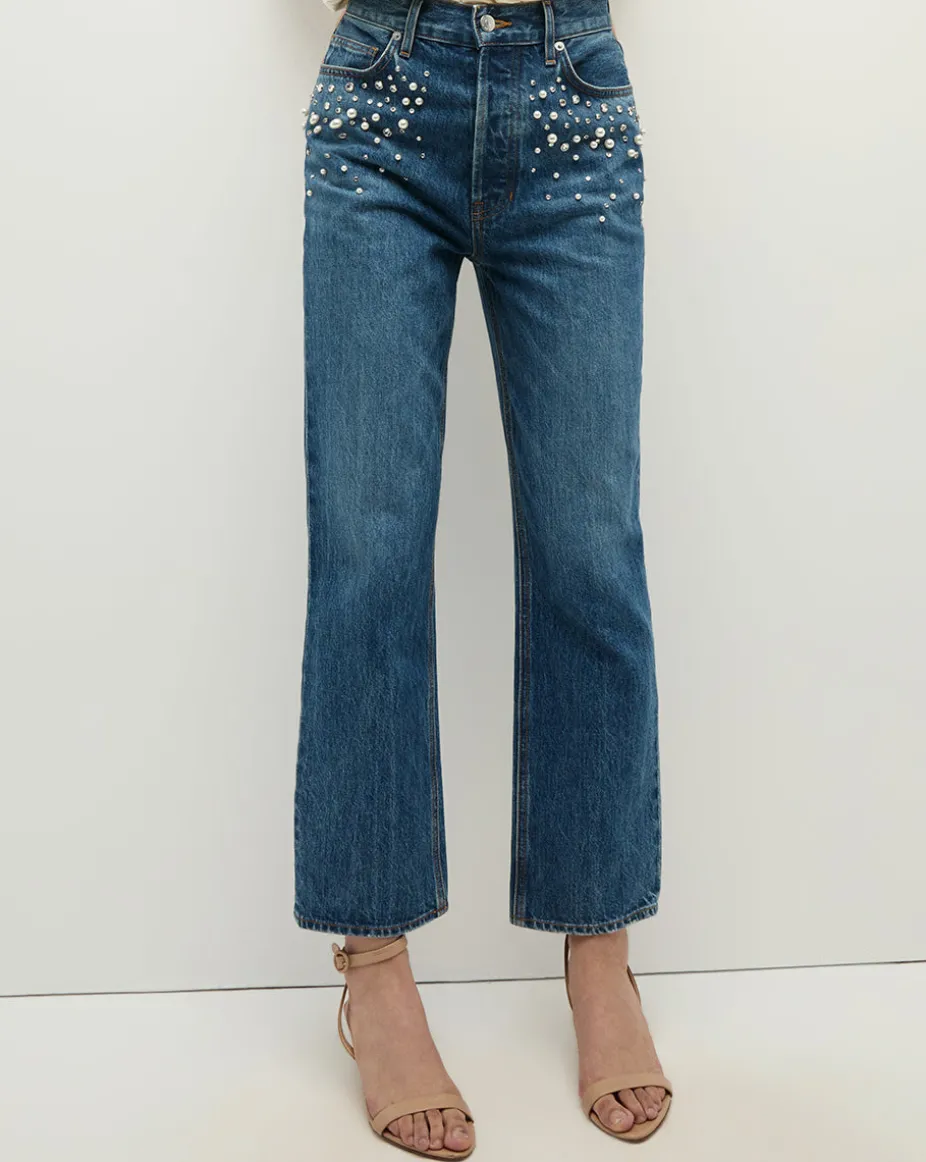 Daniela Straight Leg Jean in Serendipity x Poppy Delevingne