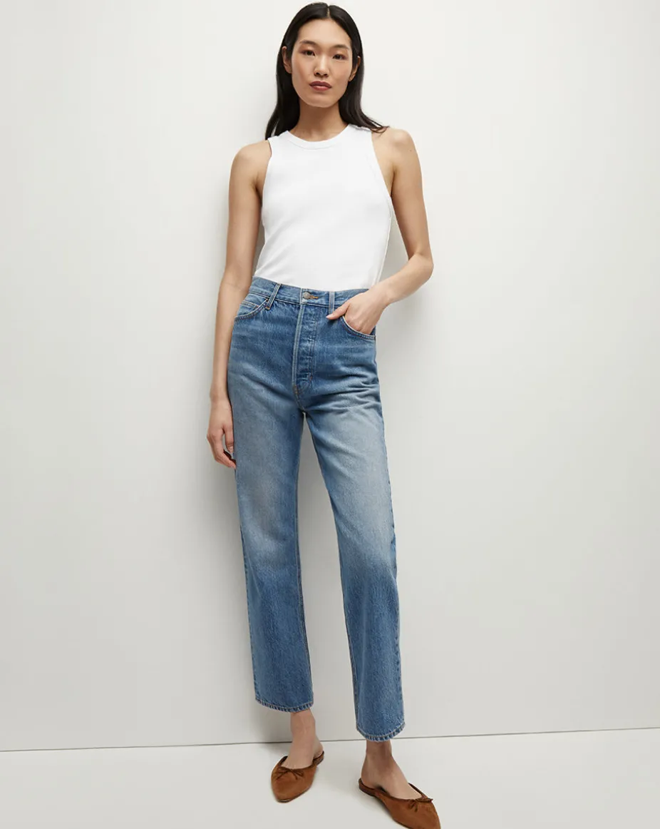 Daniela Straight-Leg Jean in Lakeshore Blush