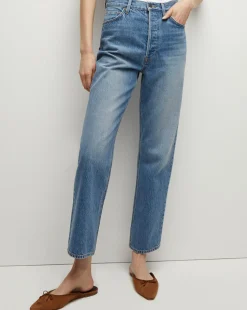 Daniela Straight-Leg Jean in Lakeshore Blush