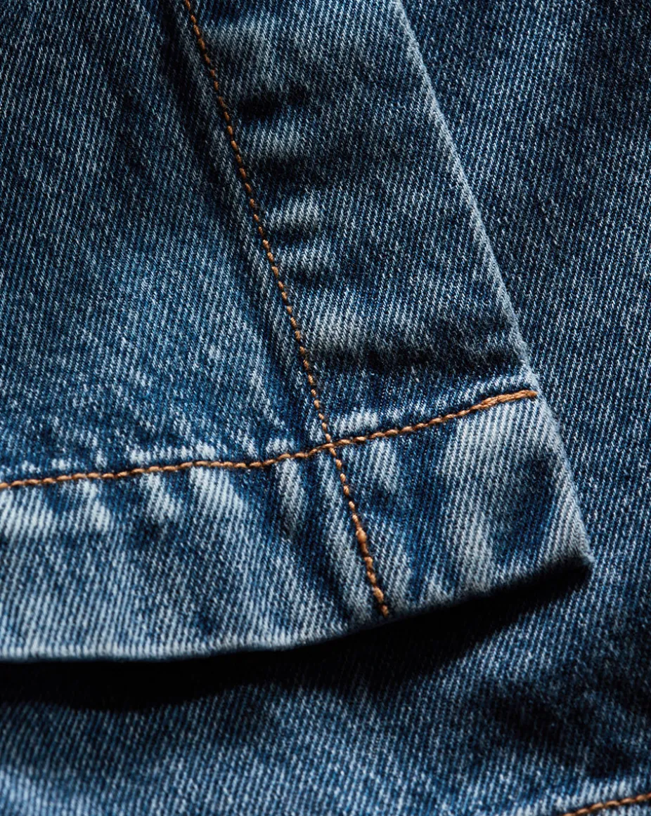 Diaz Denim Skort in Wanderer Dust