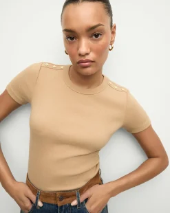 Draya Tee in Khaki