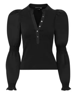Effy Puff-Sleeve Top