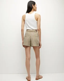 Elbe Pinstripe A-Line Short