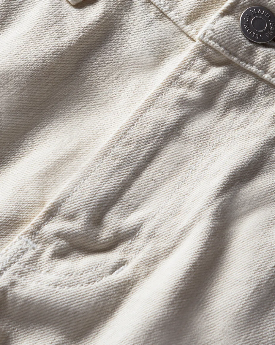 Ellis Denim Short in Ecru