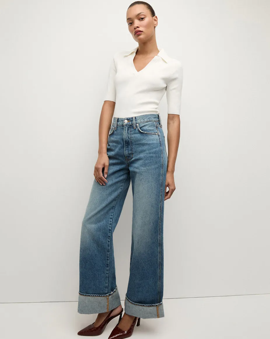 Emily Polo Shirt in Off-White