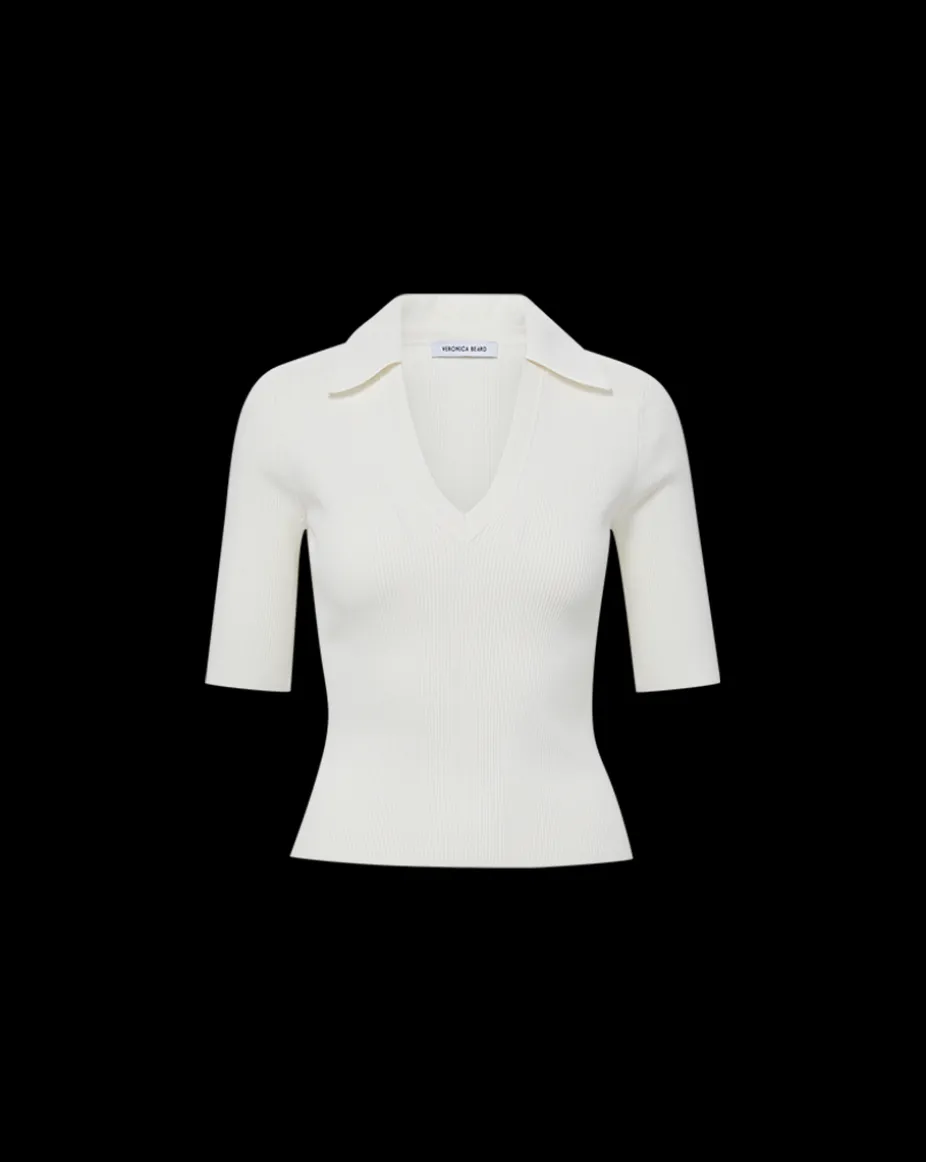 Emily Polo Shirt in Off-White
