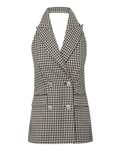 Enfield Gingham Halter Vest