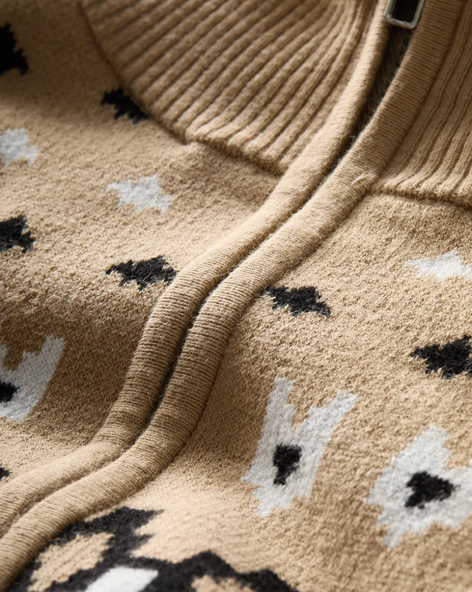 Fairbanks Blanche Knit Turtleneck in Khaki