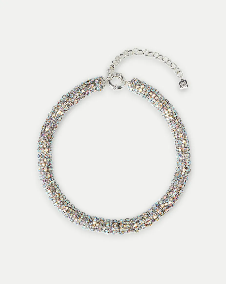 Fat Diamond Necklace in Silver