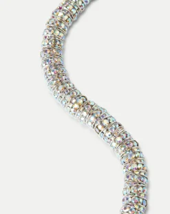 Fat Diamond Necklace in Silver
