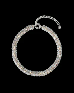 Fat Diamond Necklace in Silver