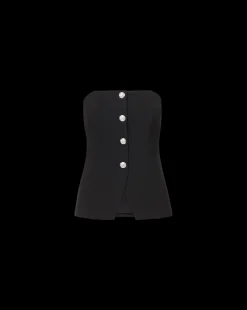 Forman Bustier Top in Black