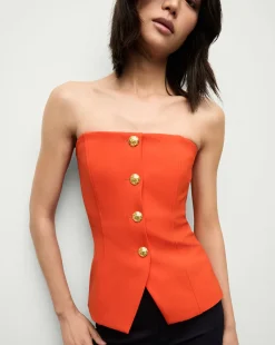 Forman Bustier Top in Flame