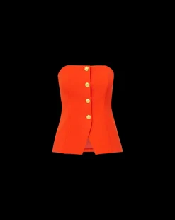 Forman Bustier Top in Flame