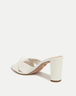Ganita Knot-Front Sandal in Coconut