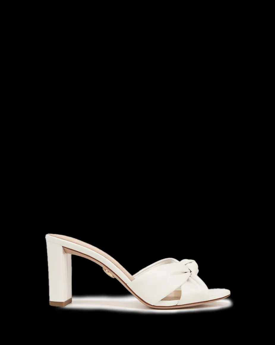 Ganita Knot-Front Sandal in Coconut