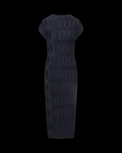 Gramercy Pleated Dress in Navy