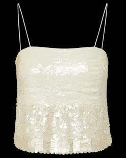 Harmoni White Sequin Tank