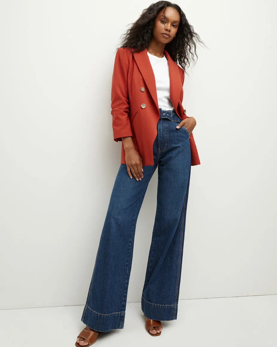 Hirsh Dickey Jacket in Brick Red