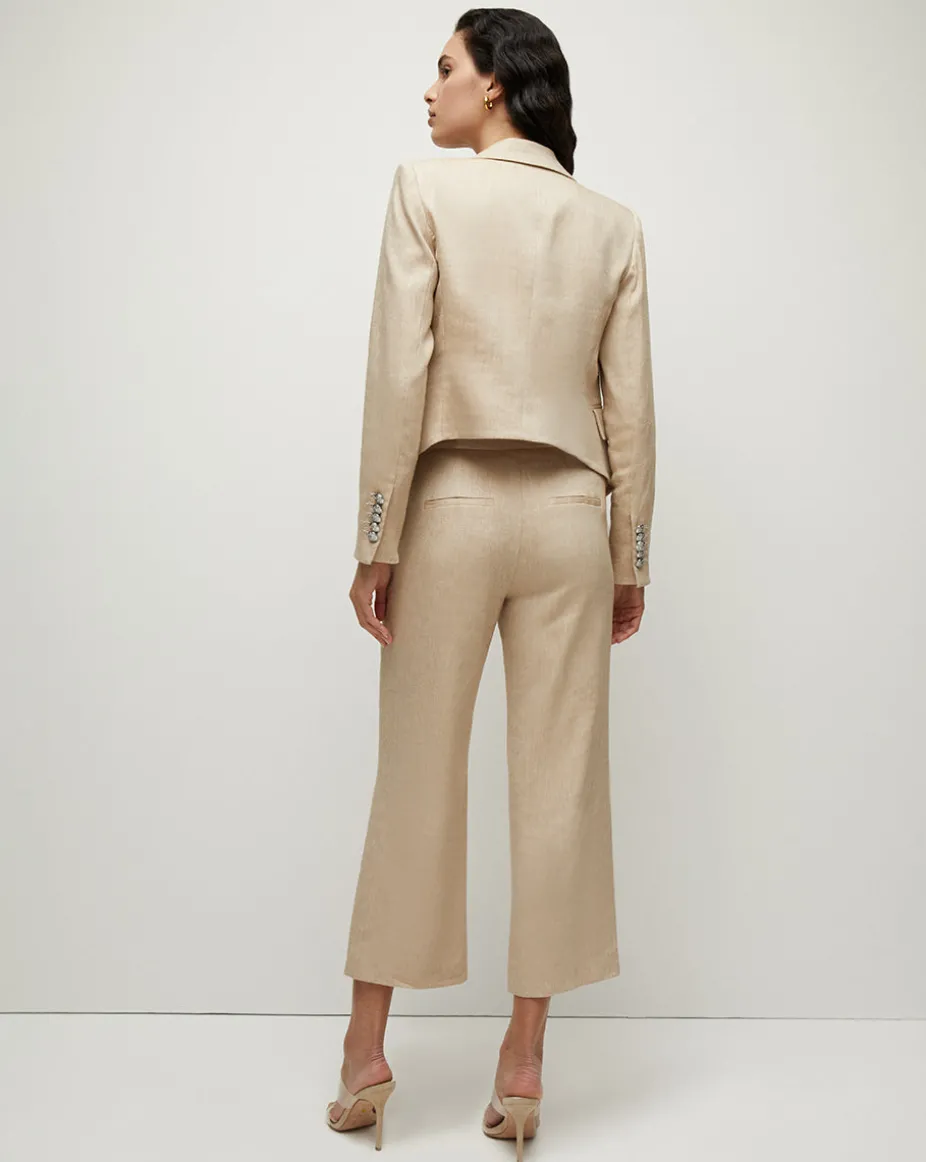 Hosanna Khaki Linen Dickey Jacket