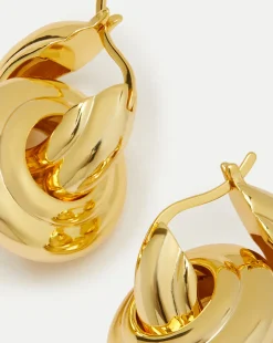 Interlocking Hoop Earring