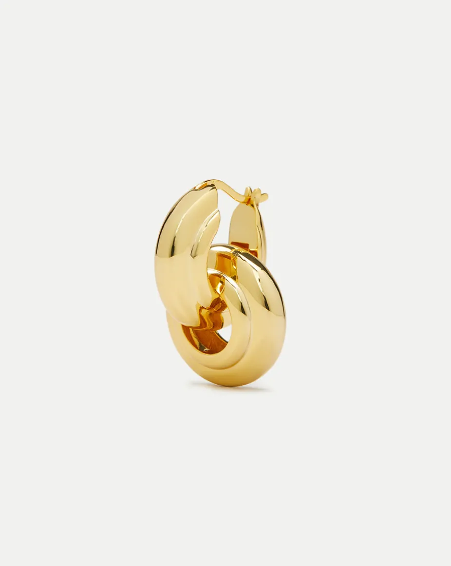 Interlocking Hoop Earring
