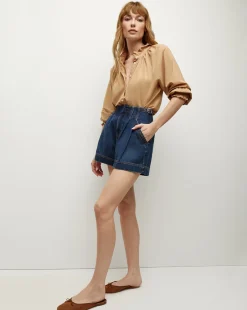 Jaffe Denim Short in Bright Blue