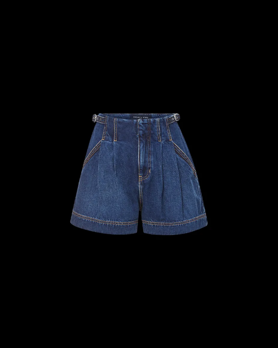 Jaffe Denim Short in Bright Blue