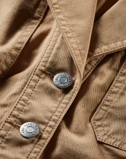 Jax Cotton Shirtdress in Khaki