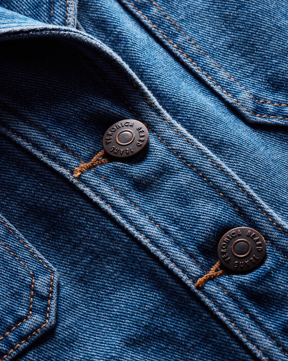 Jax Denim Shirtdress in Light Cornflower
